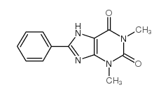 8-苯基茶碱结构式