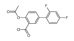 5-(2,4-difluorophenyl)acetylsalicyl chloride Structure