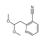 2-(2,2-DIMETHOXYETHYL)NICOTINONITRILE Structure