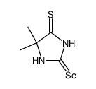 5,5-dimethylimidazolidine-2-seleno-4-thione Structure