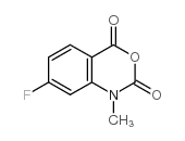 7-fluoro-2-methylisatoic anhydride结构式