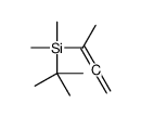 buta-2,3-dien-2-yl-tert-butyl-dimethylsilane Structure