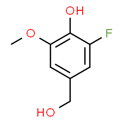 2-Fluoro-4-(hydroxymethyl)-6-methoxyphenol结构式