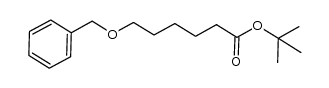 tert-butyl 6-(benzyloxy)hexanoate结构式