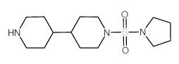 1-(pyrrolidin-1-ylsulfonyl)-4,4'-bipiperidine(SALTDATA: FREE)结构式