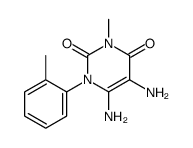 5,6-diamino-3-methyl-1-(2-methylphenyl)pyrimidine-2,4-dione Structure