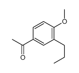 1-(4-methoxy-3-propylphenyl)ethanone结构式