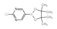 2-chloropyrimidine-5-boronic acid pinacol ester Structure