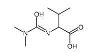 2-(dimethylcarbamoylamino)-3-methylbutanoic acid结构式