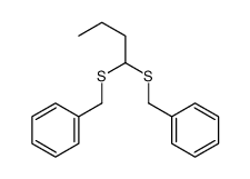 butyraldehyde dibenzyl thioacetal Structure