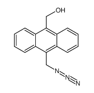 (10-azidomethylanthracen-9-yl)methanol Structure