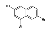 4,6-dibromo-β-naphthol结构式