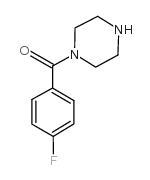 (4-氟苯基)(1-哌嗪)甲酮结构式