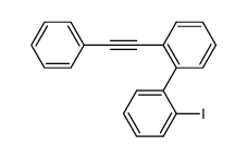 2-iodo-2'-(phenylethynyl)biphenyl Structure