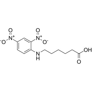 N-(2,4-二硝基苯基)-6-氨基己酸结构式
