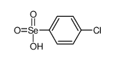 4-chlorobenzeneselenonic acid结构式