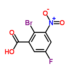 2-bromo-5-fluoro-3-nitrobenzoic acid structure