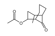 (2-methyl-9-oxo-4-bicyclo[3.3.1]nonanyl) acetate结构式