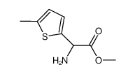 methyl 2-amino-2-(5-methylthiophen-2-yl)acetate Structure