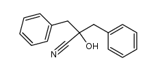 2-benzyl-2-hydroxy-3-phenylpropionitrile结构式