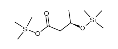 trimethylsilyl (R)-3-[(trimethylsilyl)oxy]butyrate Structure