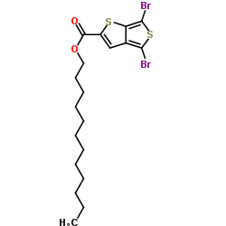 4,6-二溴噻吩并[3,4-b]噻吩-2-甲酸十二烷基酯图片