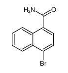 4-bromonaphthalene-1-carboxamide结构式
