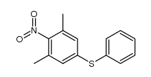 3,5-dimethyl-4-nitrophenyl phenyl sulfide结构式
