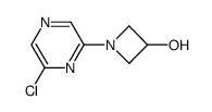 1-(6-chloropyrazin-2-yl)azetidin-3-ol结构式