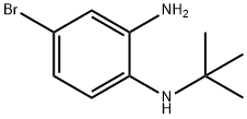 4-溴-N1-(叔-丁基)苯-1,2-二胺结构式