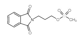 Methanesulfonyloxy-1-phthalimidopropane,结构式