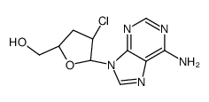 [(2S,4S,5R)-5-(6-aminopurin-9-yl)-4-chlorooxolan-2-yl]methanol Structure