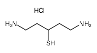 1,5 diaminopentane-3 thiol dihydrochloride结构式