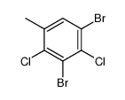 1,3-dibromo-2,4-dichloro-5-methylbenzene Structure