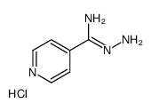 4-Pyridinecarboximidic acid, hydrazide HCl Structure