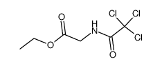 Ethyl N-(trichloroacetyl)-2-aminoacetate结构式