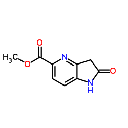 2-氧代-2,3-二氢-1H-吡咯并[3,2-b]吡啶-5-甲酸甲酯结构式