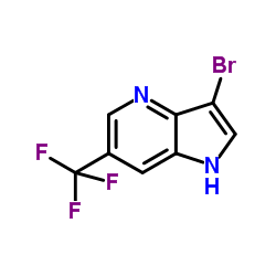 3-Bromo-6-trifluoromethyl-4-azaindole Structure