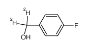 (4-fluorophenyl)methanol-d2结构式
