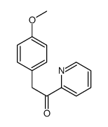 2-(4-methoxyphenyl)-1-pyridin-2-ylethanone结构式