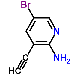 5-Bromo-3-ethynylpyridin-2-ylamine Structure
