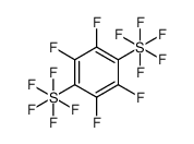 1,4-Bis(pentafluorothio)perfluorobenzene结构式
