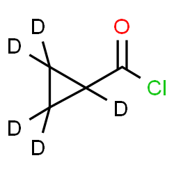 Cyclopropane-carbonyl Chloride-d5 Structure