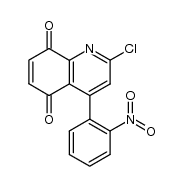 2-chloro-4-(2-nitrophenyl)quinoline-5,8-dione结构式