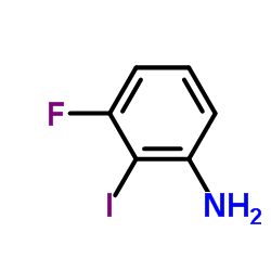 3-氟-2-碘苯胺结构式