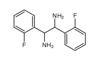 meso-1,2-bis-(2-Fluorophenyl)ethane-1,2-diamine Structure