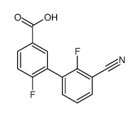 3-(3-cyano-2-fluorophenyl)-4-fluorobenzoic acid Structure