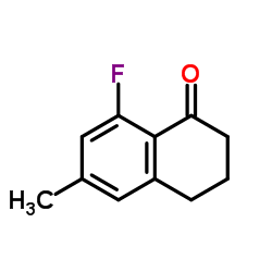 8-Fluoro-6-methyl-3,4-dihydro-1(2H)-naphthalenone Structure