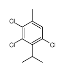 1,3,4-trichloro-5-methyl-2-propan-2-ylbenzene结构式