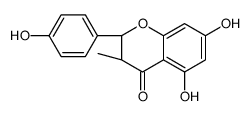 (2S,3S)-5,7-dihydroxy-2-(4-hydroxyphenyl)-3-methyl-2,3-dihydrochromen-4-one Structure